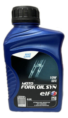 Kit Óleo De Suspensão Elf Fork Oil 10w 100% Synthetic- 1,5 L 1