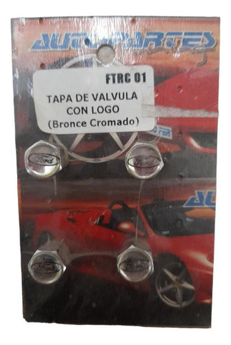 4x Tapa Cubre Valvula Neumatico Para Ford U Otros Modelos 0