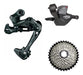 Ltwoo 9-Speed Bicycle Transmission Kit: Cassette + Shifter + Derailleur 0