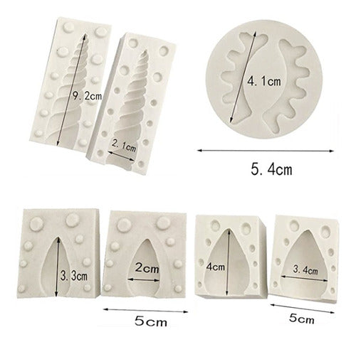 Molde Completo Decoração De Unicórnio 3d - Gmezn749 1