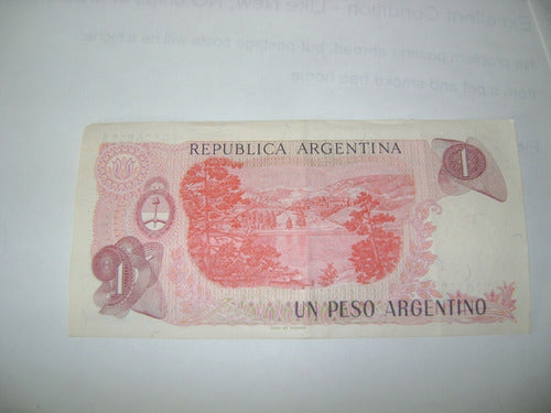 Billete De Argentina 1 Peso Argentino Artic Xvii-51 1