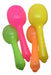 Centraled Fluorescent Plastic Maracas Carnival Carioca Pack of 10 1