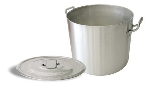 Olla De Aluminio Hotel Plus 45cm 65,5lt. Aluminio Arary 0