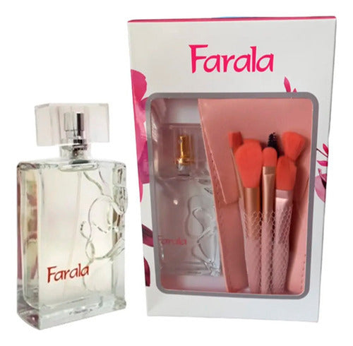 Pack Perfume Farala 50ml + Set De Brochas Universo Binario 0