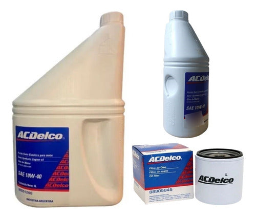 ACDelco Oil Filter + Semi-Synthetic Oil Zafira 0