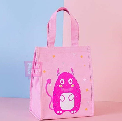 Thermal Lunch Bag with Fun Monsters Design - Ideal for School or Work 19