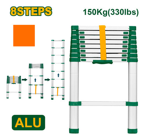 Jadever Escalera Telescopica 6 Esc 2mt Aluminio JDLD5H06 1