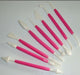 8 Double-Ended Plastic Tools for Fondant Cold Porcelain Pastry Modeling 0