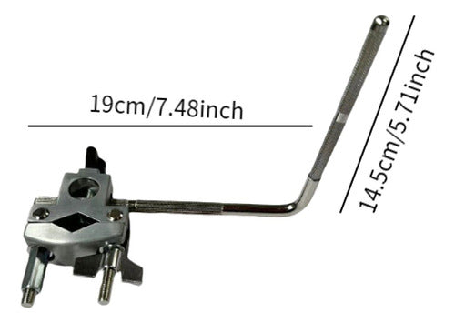 Braçadeira De Extensão De Címbalo De Tambor, L Vara 1