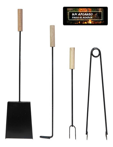 Accesorios Parrilla Kit X 5 Piezas Asador Juego 0