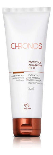 Natura Chronos Facial Brightening Sunscreen Cream SPF 50 0