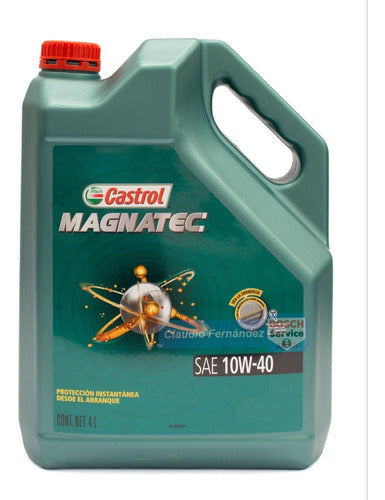 Kit Filtros Bosch + Aceite 10w40 Castrol Vw Gol Trend 1.6 8v 5