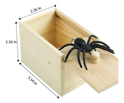 Oiuros Caja De Miedo De Broma De Araña, Hecha A 1