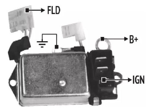 Nosso Voltage Regulator Compatible with Indiel Escort Saveiro 1