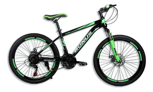 Bonus® Bicicleta AM600 Rodado 26 Con 24 Velocidades 0