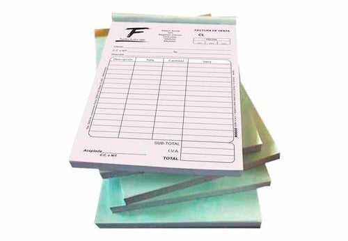 BrandName 10 Invoice Receipt Book (Cash - Credit) 10x15 0