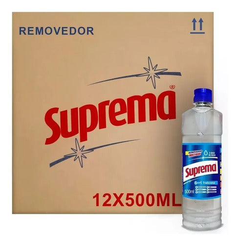 12un Removedor Perfumado Tradicional Base Agua Suprema 500ml 0