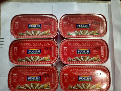 Puglisi Sardines in Tomato Sauce 6 Units x 170mL 1