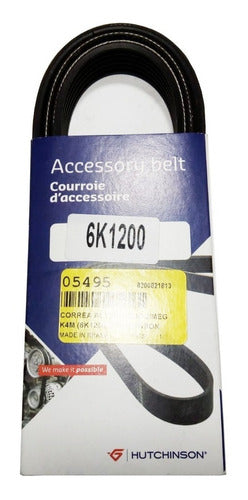 Hutchinson Correa Poli V Renault Megane 2 6pk1188 0