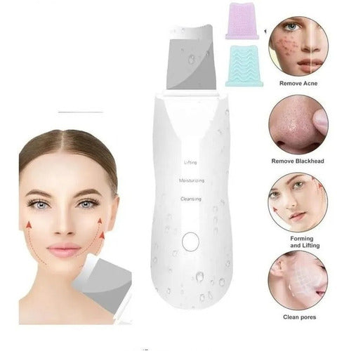 MUYE Rechargeable Ultrasonic Facial Spatula Peeling Skin Scrubber 1