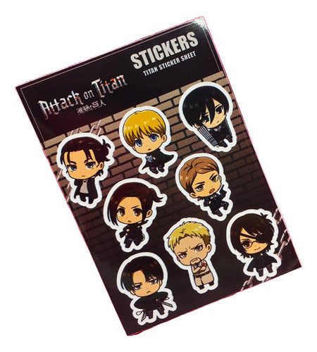 Plancha De Stickers Attack On Titan 0