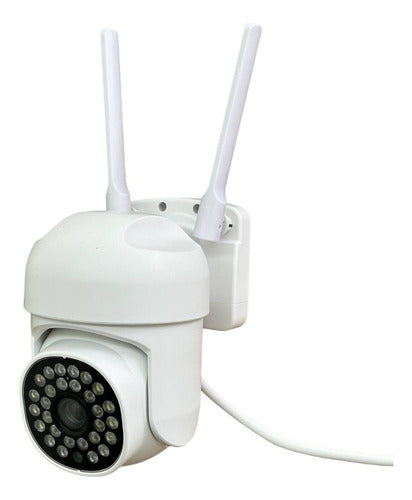 Smart Outdoor WiFi Security Camera 1080p PTZ Dome 355º IP66 0