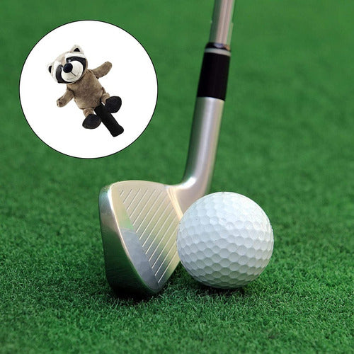 Funda Para Drivers/maderas De Golf Peluche Mapache 6