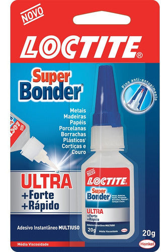 Loctite Super Bonder X 20 Gr Adhesivo Uso General 0