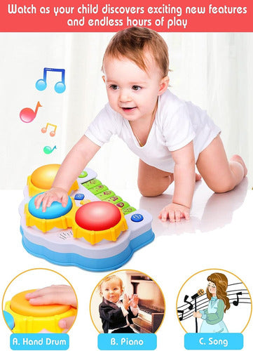 Kingsdragon Musical Light Keyboard for Babies, Educational Toy 6