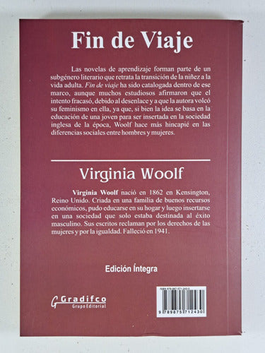 SORELLA LIBROS - Fin De Viaje - Virginia Woolf - Libro Nuevo 2