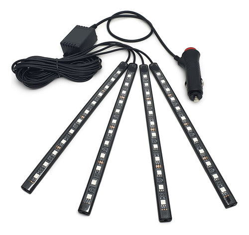 Luz Led Neon Meriva 2007 Interno 7 Cores Controle 1