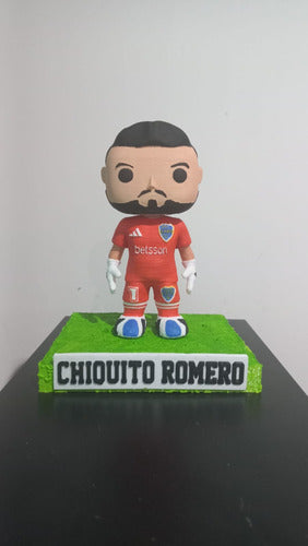 Muñeco Figura 3d Futbol Chiquito Romero Boca Jrs Impr3d 1