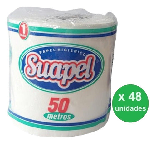 Pack Papel Higiénico Suapel Blanco 1x50m - X48u - Dh Tienda 1