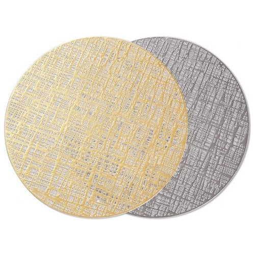 LauKa Round PVC Table Mats Set of 2 0