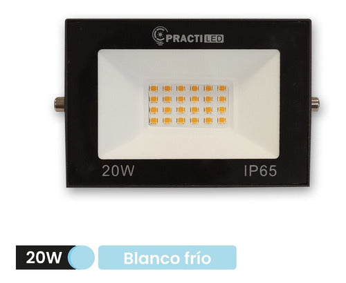 Practiled Pack of 10 High-Power 20W LED Floodlights for Outdoor Use 2