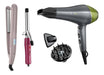 Remington Combo S27A Wet2Straight Flat Iron + D18A Shine Therapy Hair Dryer + CI11A19 Curling Wand 0