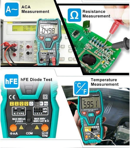 Multimeter Tester Smart Capacimeter Temp NCV Cat 3 Pro'sKit 7