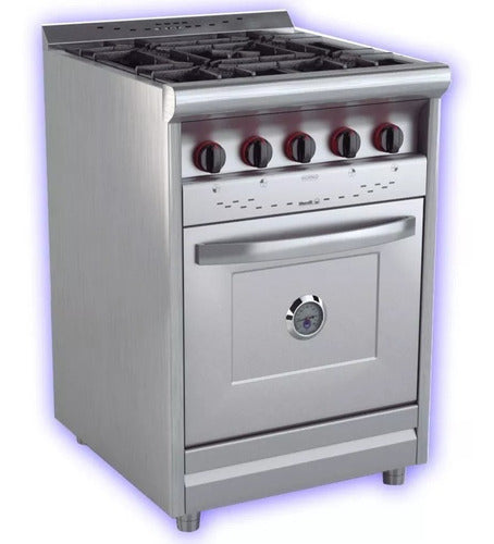 Bisagras De Cocina Semi Industrial Morelli Juego 4 Hornallas 5