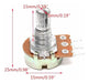 Informática San Isidro Potenciometro Mono Lineal Metalico 15mm Pote 50K 3