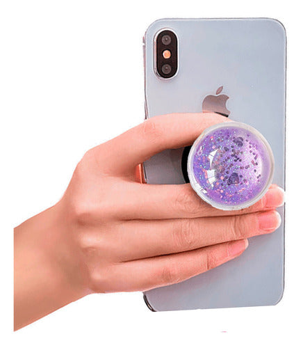 Universal Water and Glitter Cell Phone Ring Holder 50