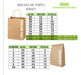 200 Units Kraft Paper Wood Handle-Less Delivery Bags 25x16x8 4