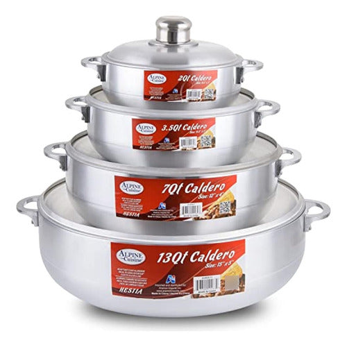 Alpine Cuisine Dutch Oven Pots Set 0