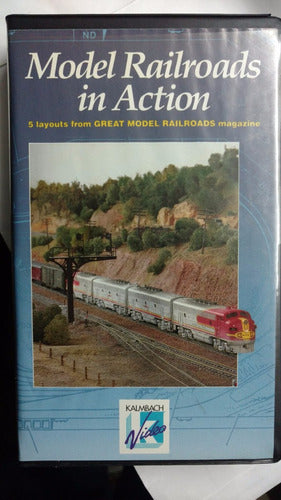 Jr - Vhs Americano De Trenes - Model Railroads In Action 0