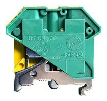 Zoloda Grounding Terminal Block for 6mm² Conductor Pack of 10 1