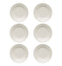 Biona Set of 6 Round Dessert Plates Ceramic 0