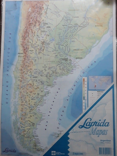 Mapas N° 6 Argentina Físico Político X 1 Unidad 0