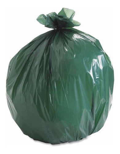 Dilpex Green Garbage Bag 80 X 100 Cm 50 Microns Reinforced X 100 Units 0