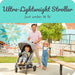 Century Stroll Lightweight 4-Wheel Stroller, Metro 1