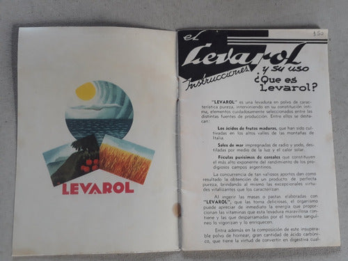 Antiguo Recetario Levarol 1