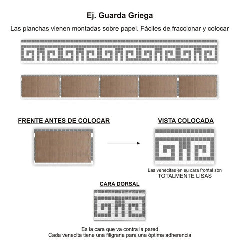 Moncalieri Venetian Tiles Border Model Oriente Per Linear Meter 4